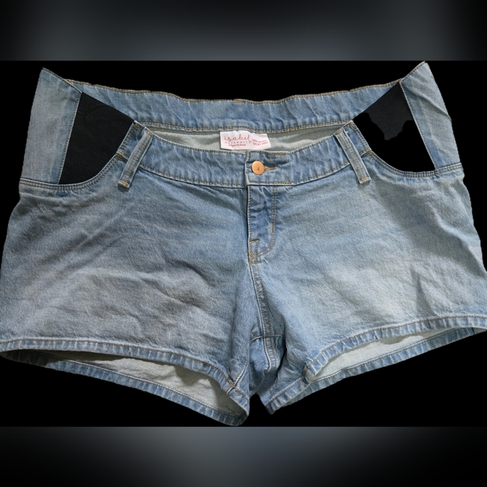 Light Blue Denim Shorts
